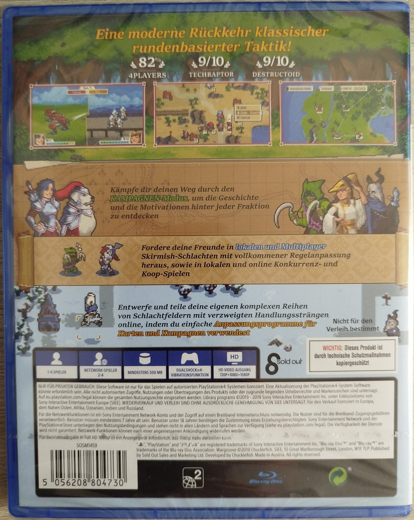 Wargroove : Deluxe Edition - PS4 - Neuf sous blister