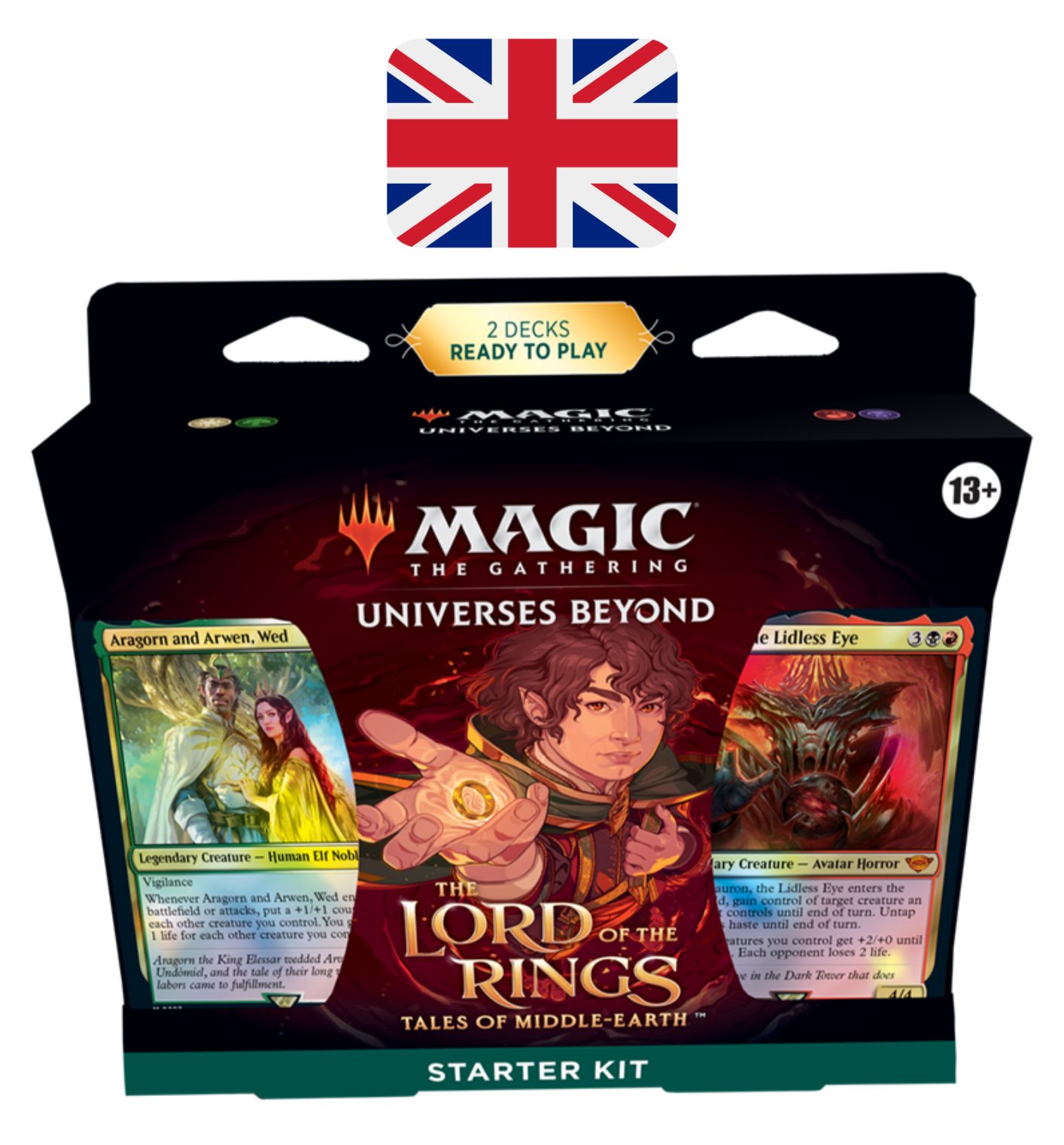 Magic the Gathering - Kit de démarrage - Le Seigneur des Anneaux : chroniques de la Terre du Milieu en Anglais - Neuf scellé