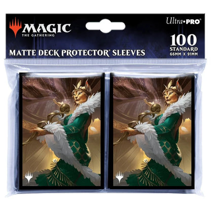 Magic the Gathering - Ultra Pro - Matte Deck Protector Sleeves - Commander Les rues de la Nouvelle-Capenna - "Kitt Kanto, Mayhem Diva"