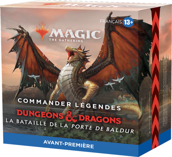 Magic the Gathering - Pack Avant-Première Commander Légendes - La Bataille de la Porte de Baldur en Français - Neuf scellé