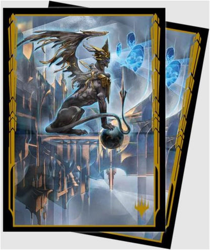 Magic the Gathering - Ultra Pro - Matte Deck Protector Sleeves - Les rues de la Nouvelle-Capenna - "Raffine, Scheming Seer"
