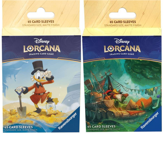 Disney Lorcana - Les Terres d'Encres - 65 Protège-Cartes - 65 Card Sleeves - Neuf