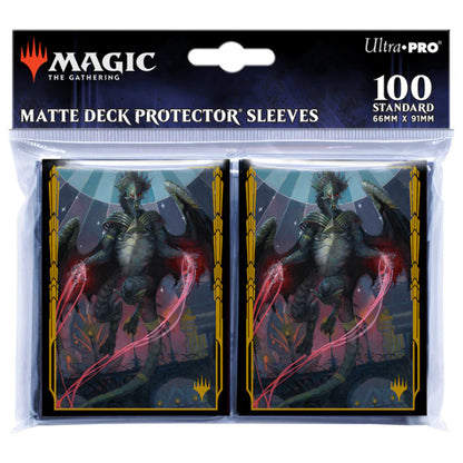 Magic the Gathering - Ultra Pro - Matte Deck Protector Sleeves - Les rues de la Nouvelle-Capenna - "Ziatora, the Incinerator"