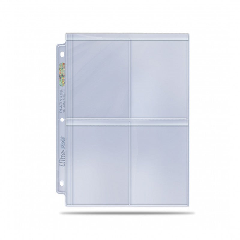 Ultra PRO - 100 feuilles de classeur : Secure Platinum 4 cases pour Toploaders - Neuf