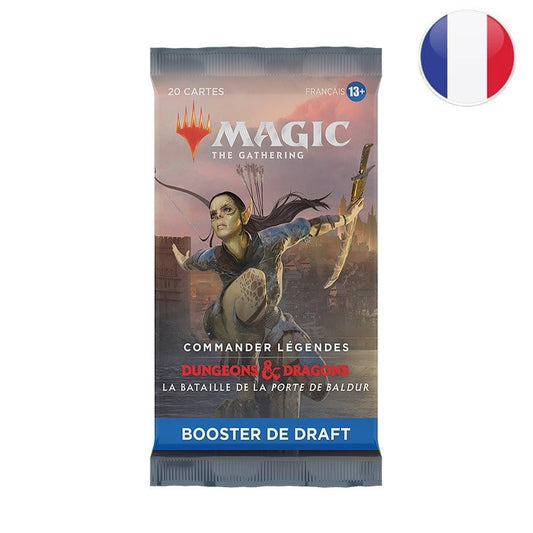 Magic the Gathering - Booster de Draft - Commander Légendes - La Bataille de la Porte de Baldur en Français - Neuf scellé