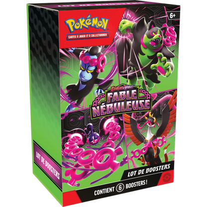 Pokémon - Bundle de 6 Boosters - EV6.5 - Écarlate et Violet - Fable Nébuleuse - Neuf scellé