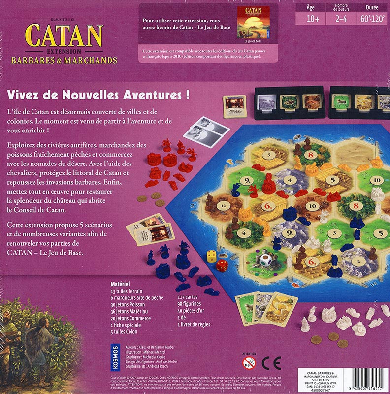 Catan - Extension Barbares & Marchands - Neuf sous blister