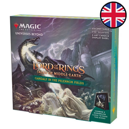 Magic the Gathering - Coffret Scénique - Le Seigneur des Anneaux - Chroniques de la Terre du Milieu - Gandalf in the Pelennor fields en Anglais - Neuf scellé