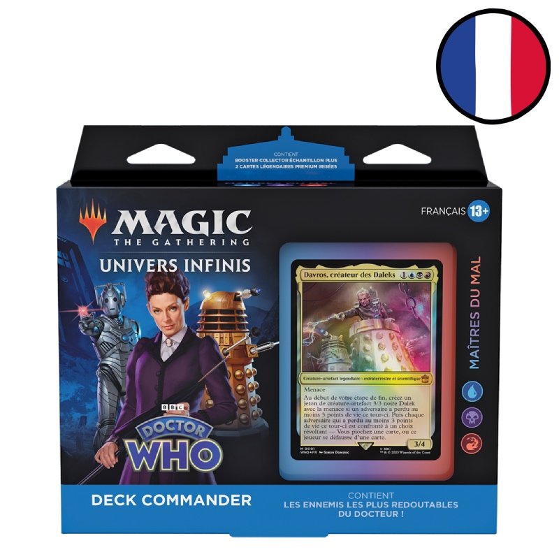 Magic The Gathering - Deck Commander Univers Infinis Docteur Who - Maîtres du Mal - Neuf scellé
