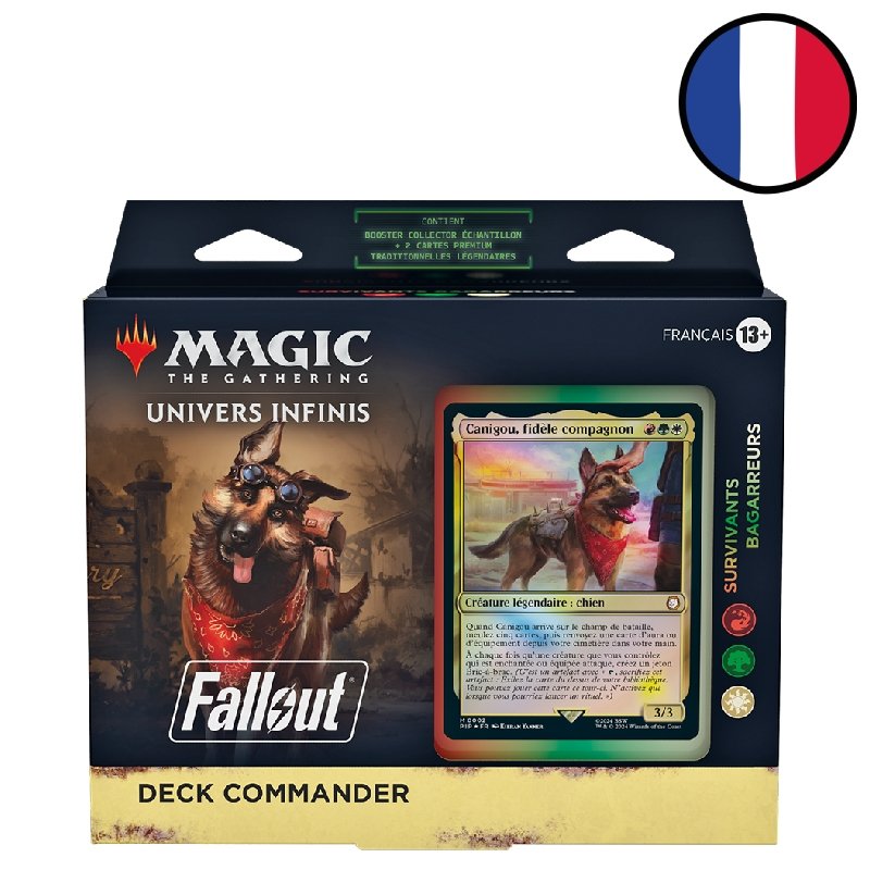 Magic The Gathering - Deck Commander Fallout - Survivants Bagarreurs - Neuf scellé