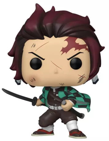 Funko Pop 867 - Demon Slayer - Tanjiro Kamado - Pop avec T-Shirt - Taille L - Neuf