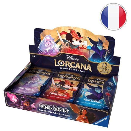Disney Lorcana - Premier Chapitre - Reprint - Display de 24 Boosters en Français - Neuf
