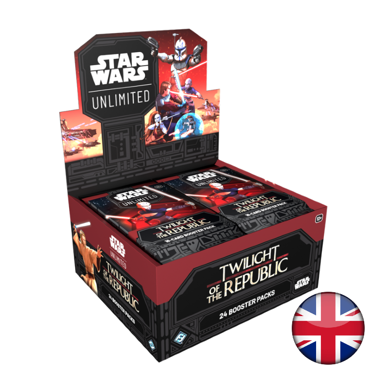 Star Wars : Unlimited - Boîte de 24 Boosters en Anglais - Twilight of the Republic - Neuve scellée