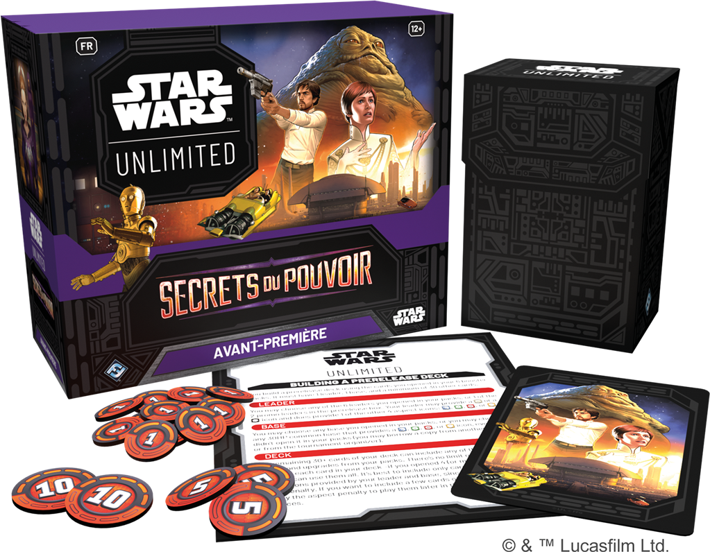 Star Wars : Unlimited - Pack Avant-Première - Secrets du Pouvoir - Neuf scellé