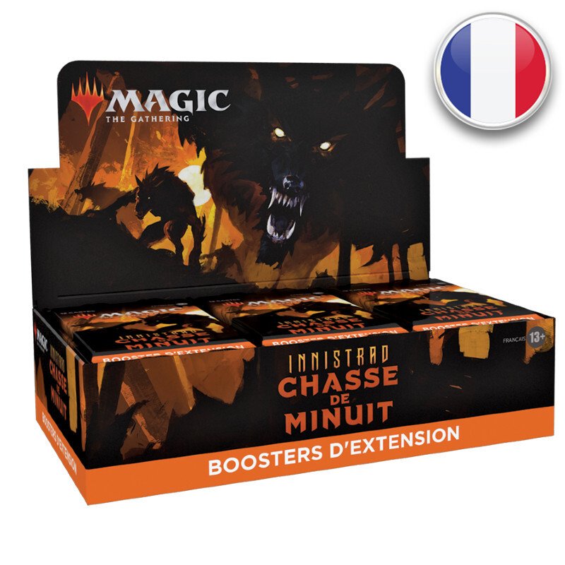 Magic the Gathering - Boîte de 30 Boosters d'Extension - Innistrad - Chasse de Minuit - Neuf scellé