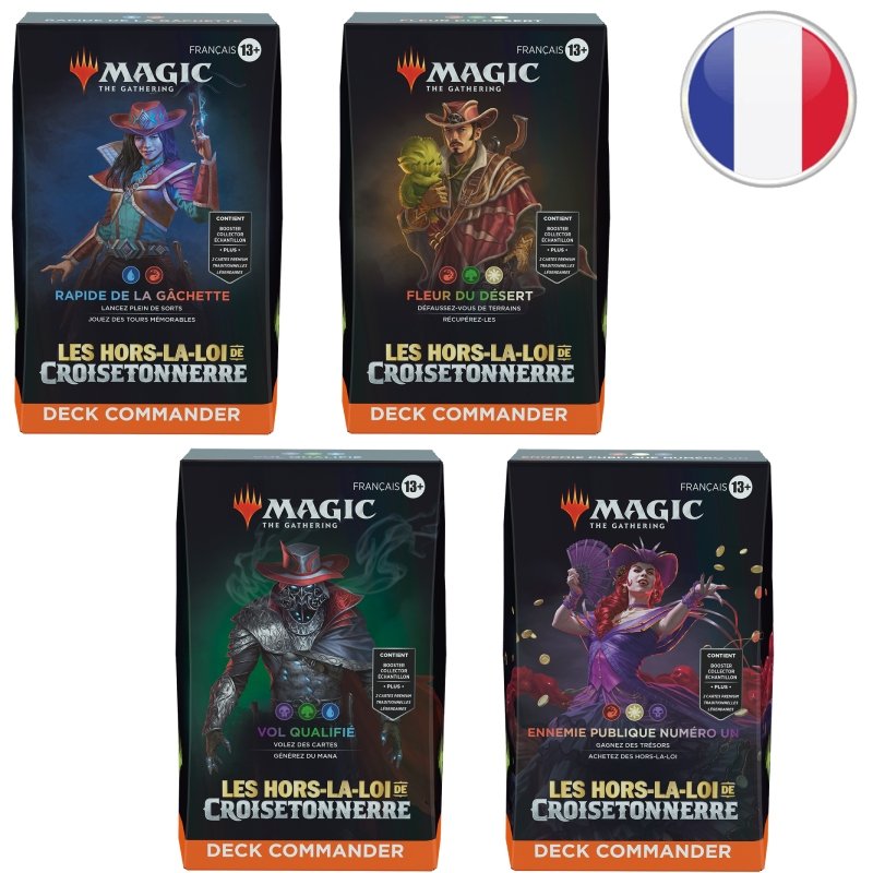 Magic the Gathering - Deck Commander - Les Hors-la-Loi de Croisetonnerre - Neuf scellé