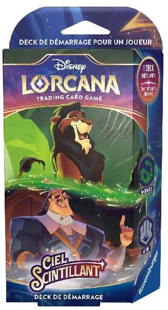 Disney Lorcana - Ciel Scintillant - Deck de Démarrage en Français - Neuf