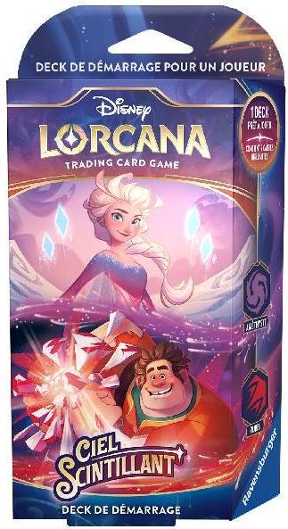 Disney Lorcana - Ciel Scintillant - Deck de Démarrage en Français - Neuf