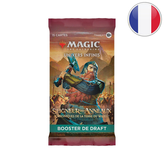 Magic the Gathering - Booster de Draft - Le Seigneur des Anneaux - Chroniques de la Terre du Milieu en Français - Neuf scellé