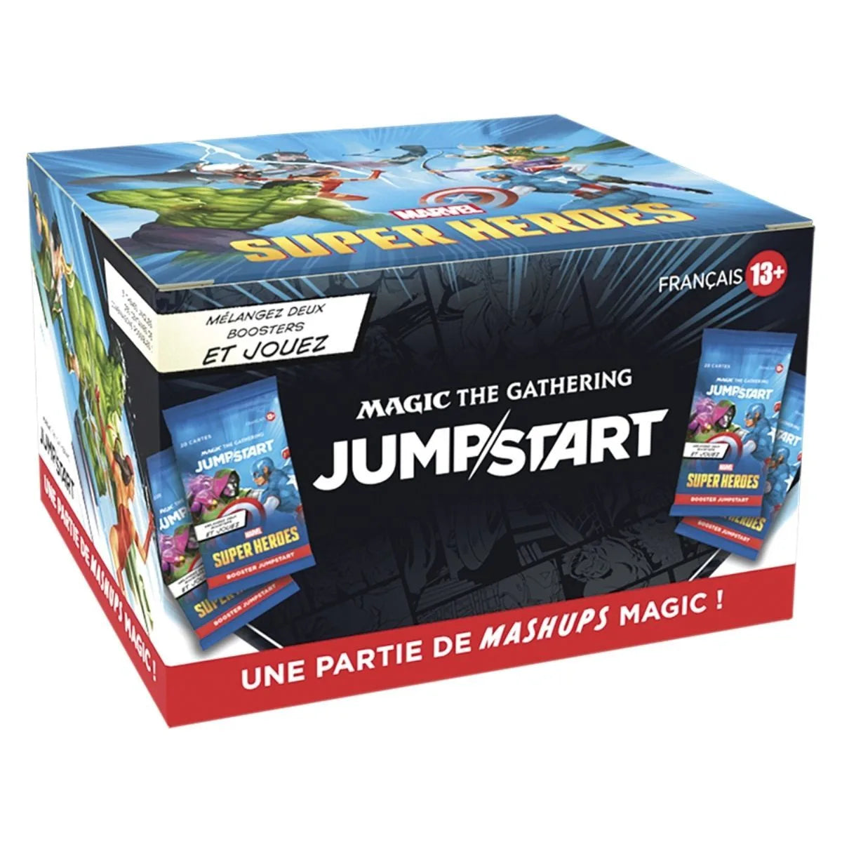 Magic the Gathering - Boite de 24 Boosters Jumpstart - Marvel Super Heroes - FR