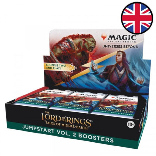 Magic the Gathering - Boite de 18 Boosters Jumpstart Vol.2 - The Lord of the Rings : Tales of Middle-Earth en Anglais - Neuf sous blister