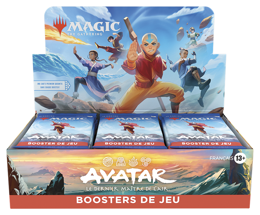 Magic the Gathering - Boite de 30 boosters de jeu - Avatar, le dernier maître de l'air - FR