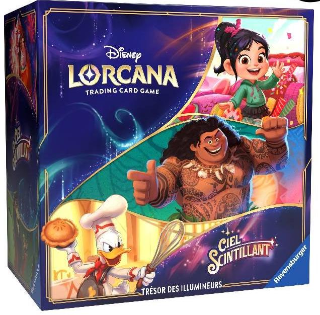 Disney Lorcana - Ciel Scintillant - Coffret Trésor des Illumineurs - Coffret Illumineer's Trove - en français - Neuf