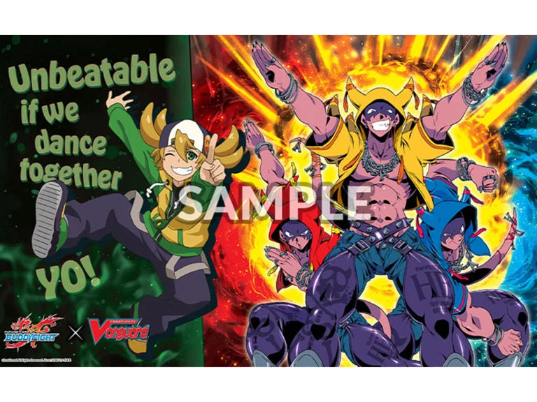 Bushiroad Rubber Playmat Vol. 14 - CARDFIGHT!! VANGUARD x Future Card Buddyfight - Tetsuya & Asmodai