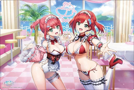 Bushiroad Rubber Mat Collection V2 Vol.1832 - Dolphin Wave - Iruka & Kohari Maid Shimai no Okyuuji Time! ver.