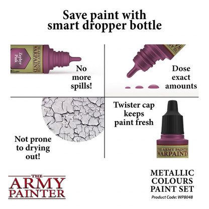 The Army Painter - Metallic Colours Paint Set - Neuf