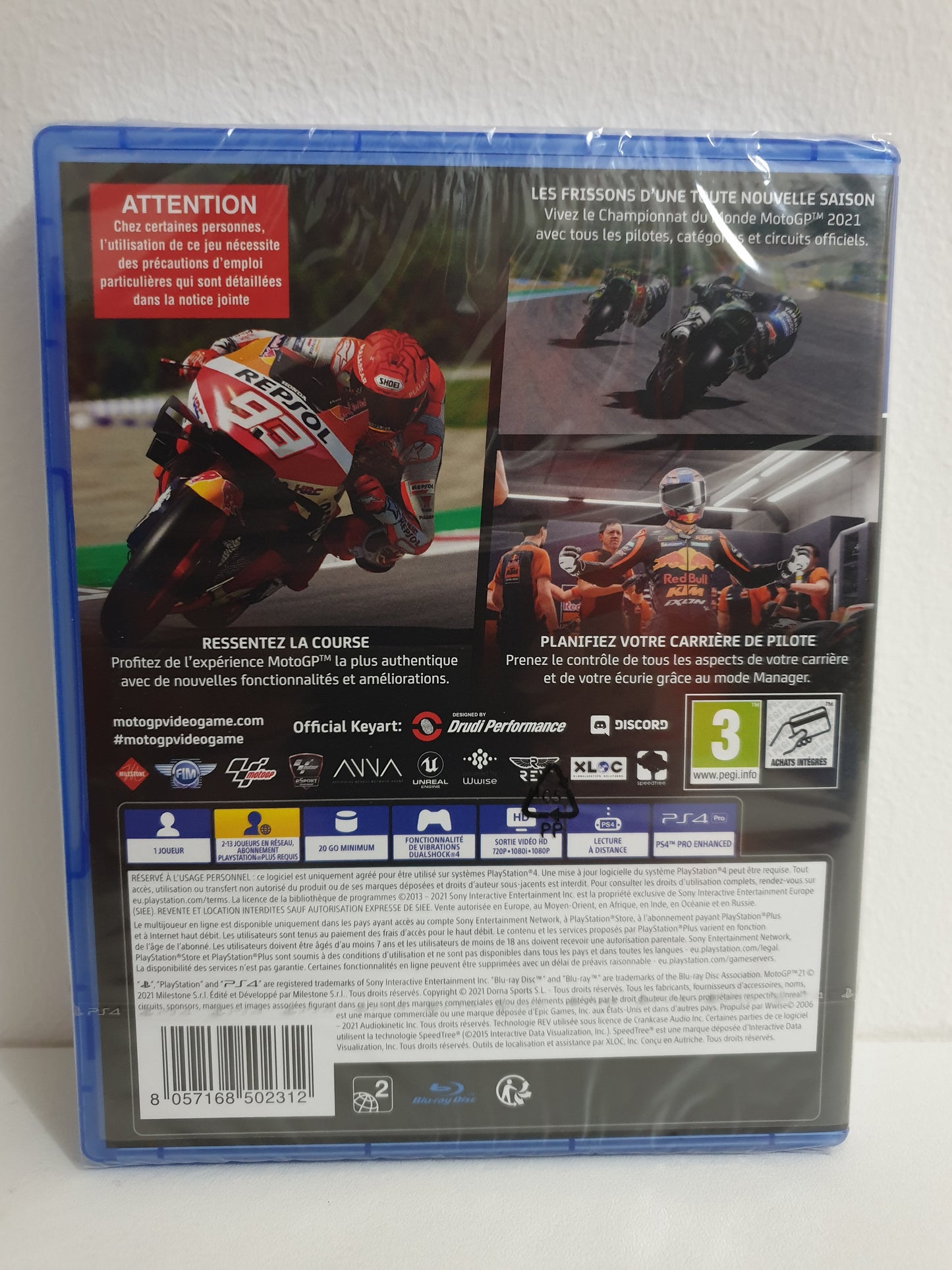 MotoGP™21 PS4 - Neuf sous blister