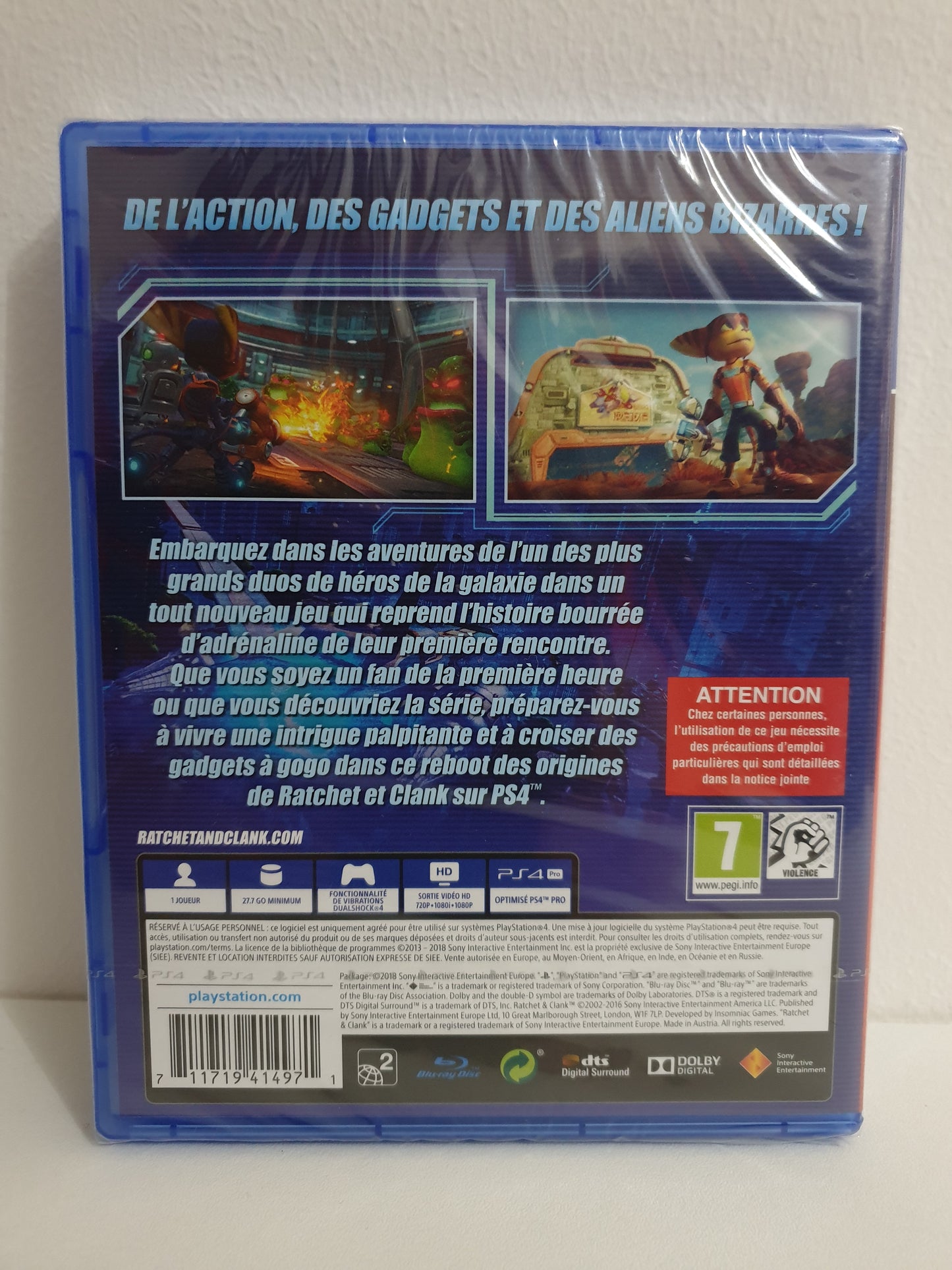 Ratchet & Clank™ PlayStation Hits PS4 - Neuf sous blister