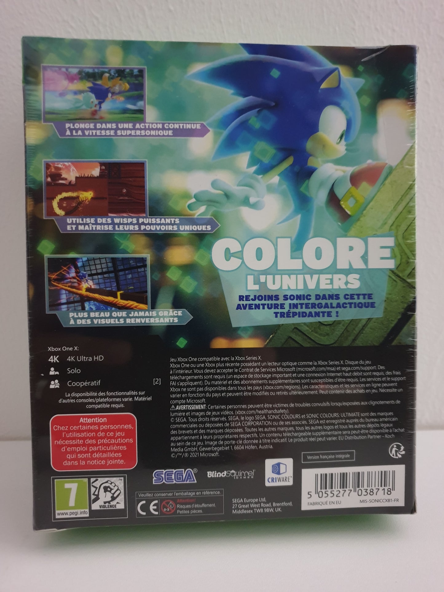 Sonic Colours : Ultimate (inclus un porte-clés Bébé Sonic) Xbox One / Xbox Series X - Neuf sous blister