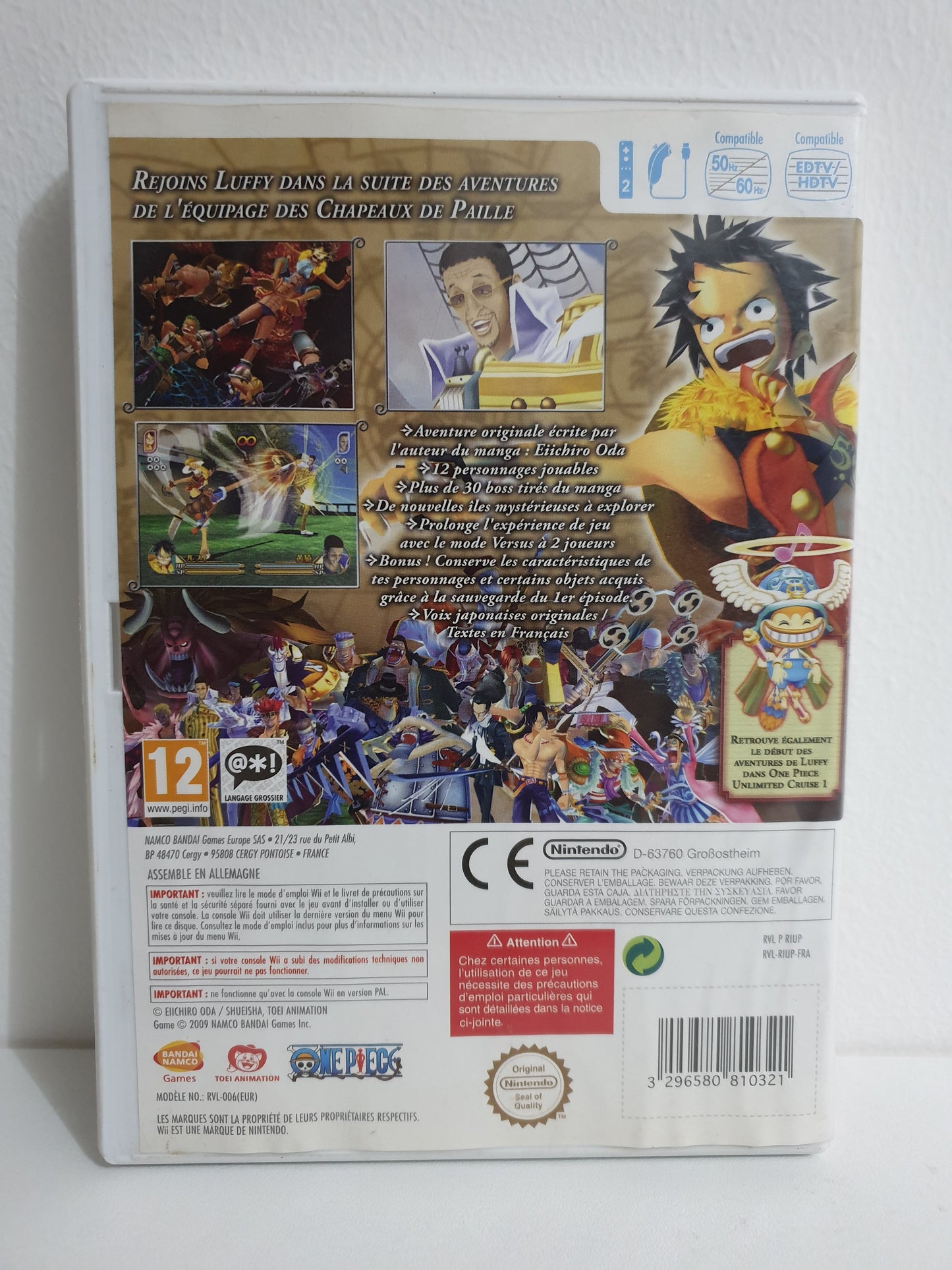 One Piece Unlimited Cruise 2 : L'Eveil d'un Héros Wii - Occasion état moyen