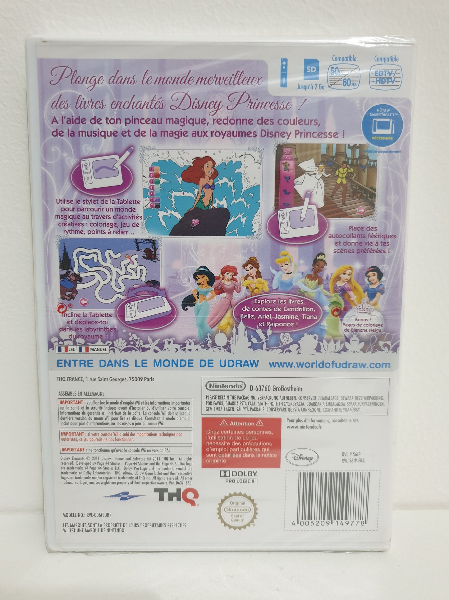 Disney Princesse : Livres Enchantés Wii - Neuf sous blister