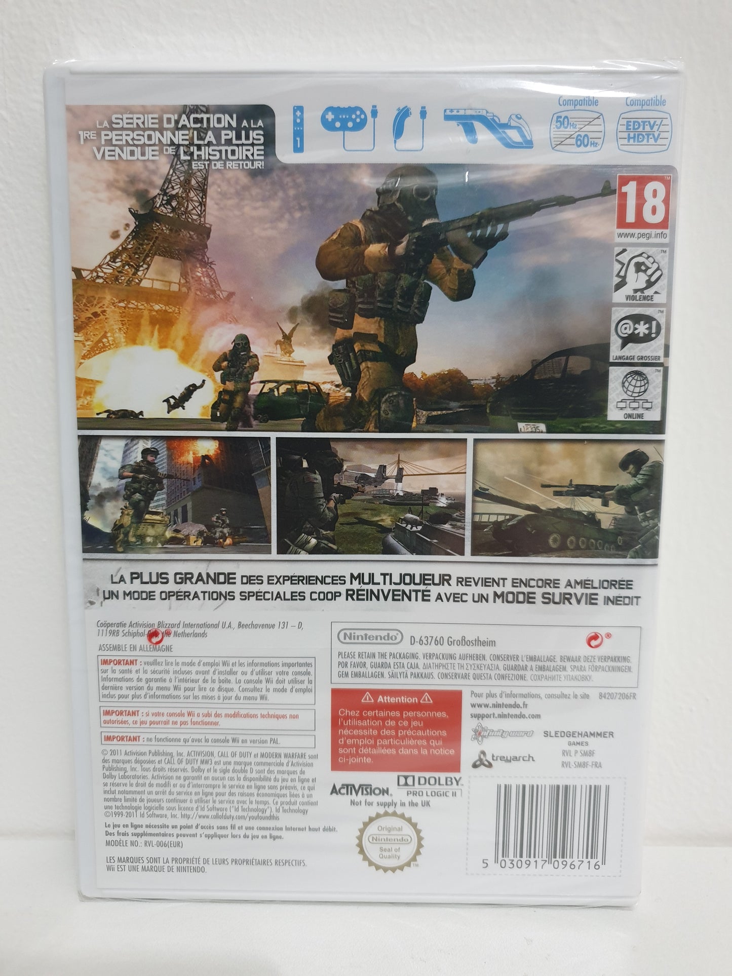 Call of Duty : Modern Warfare 3 Wii - Neuf sous blister