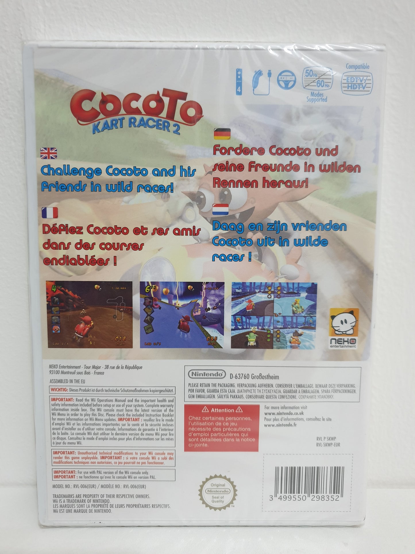 Cocoto Kart Racer 2 Wii - Neuf sous blister