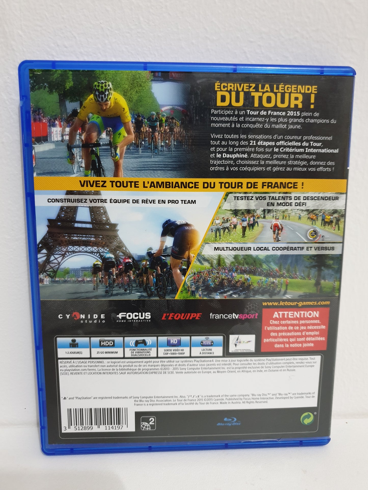 Le Tour de France 2015 PS4 - Occasion bon état