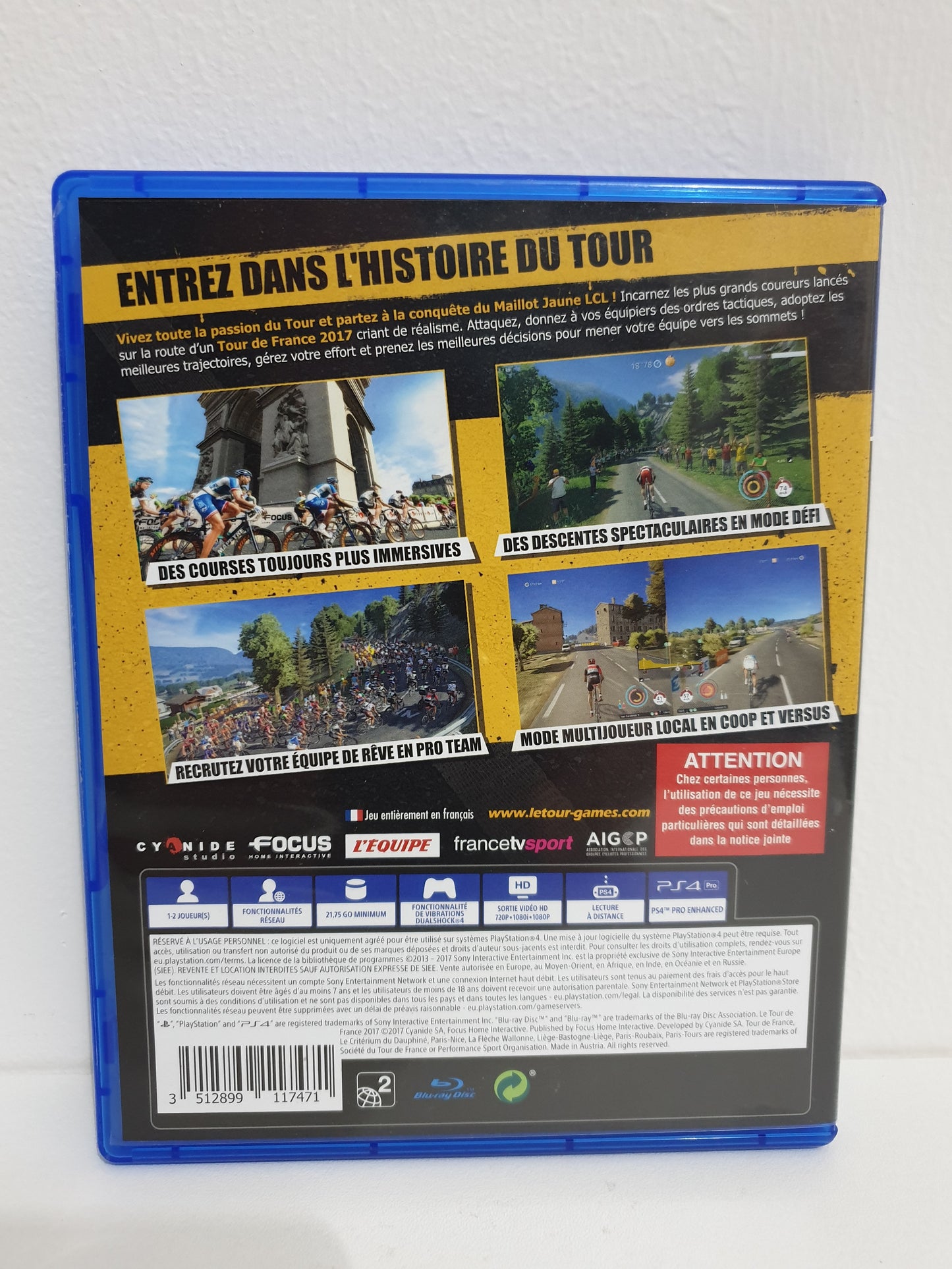 Le Tour de France 2017 PS4 - Occasion très bon état