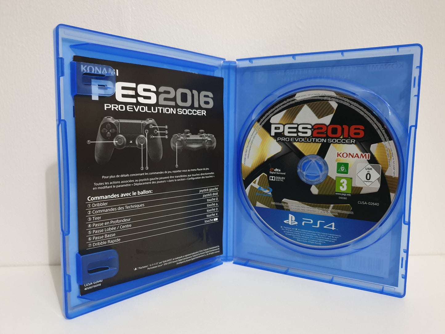 PES Edition Euro 2016 PS4 - Occasion très bon état