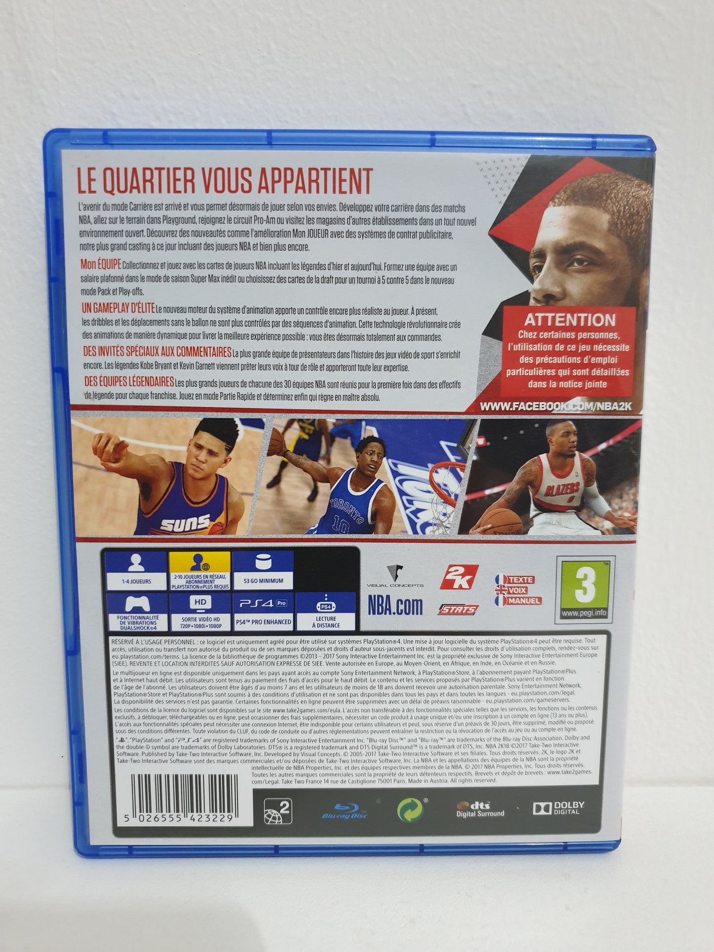 NBA 2K18 PS4 - Occasion bon état