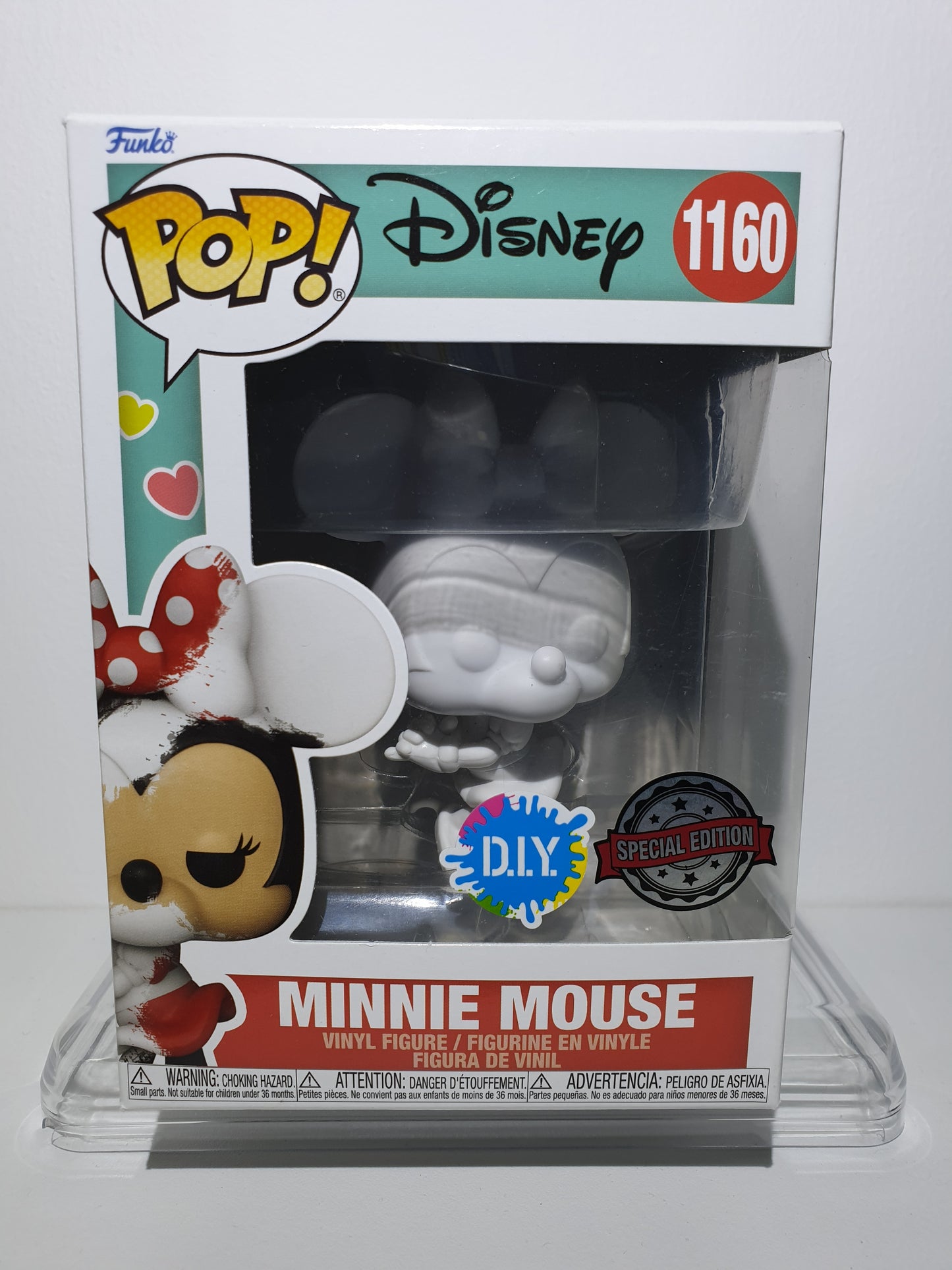 FUNKO POP 1160 - DISNEY - MINNIE MOUSE - SPECIAL EDITION - D.I.Y. - OCCASION