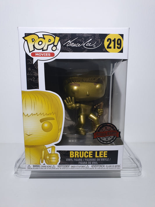 FUNKO POP 219 - BRUCE LEE GOLD - SPECIAL EDITION - OCCASION