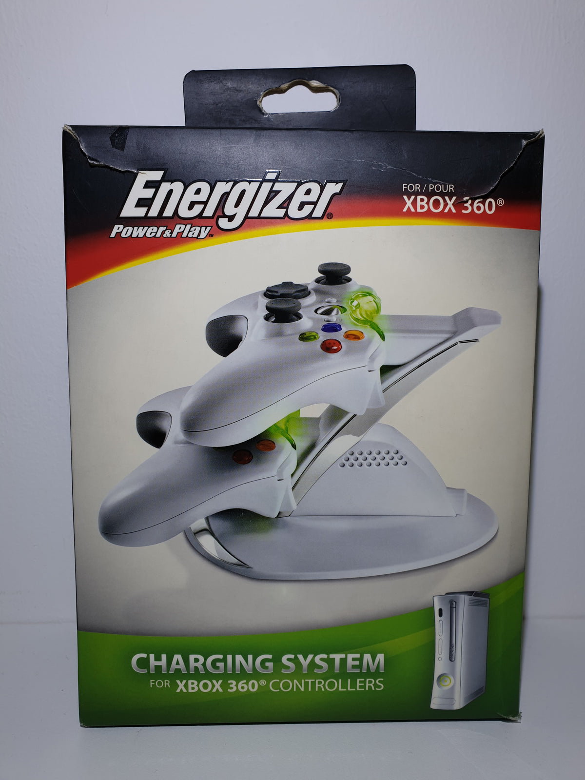 Station De Recharge Energizer Pour Manettes Xbox 360 - Neuf, Modèle Power & Play