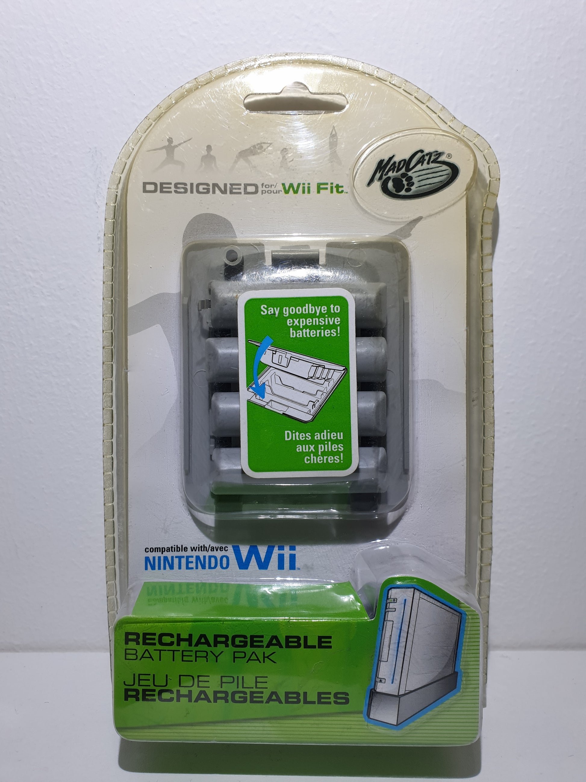 PACK BATTERIE RECHARGEABLE WII FIT MADCATZ - POUR WII - NEUF SOUS BLIS –  Jura Geek Store