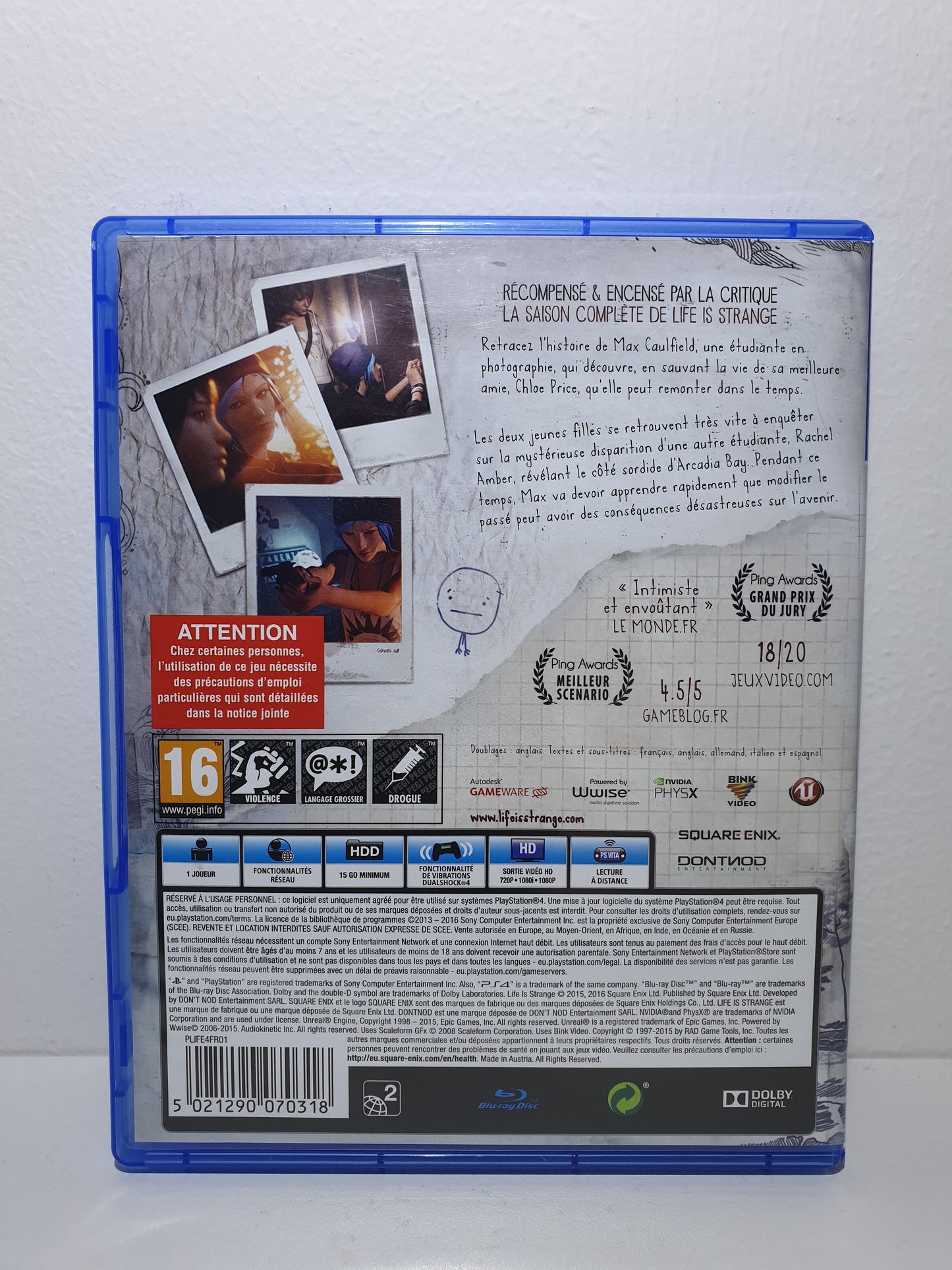 Life is Strange PS4 - Occasion excellent état