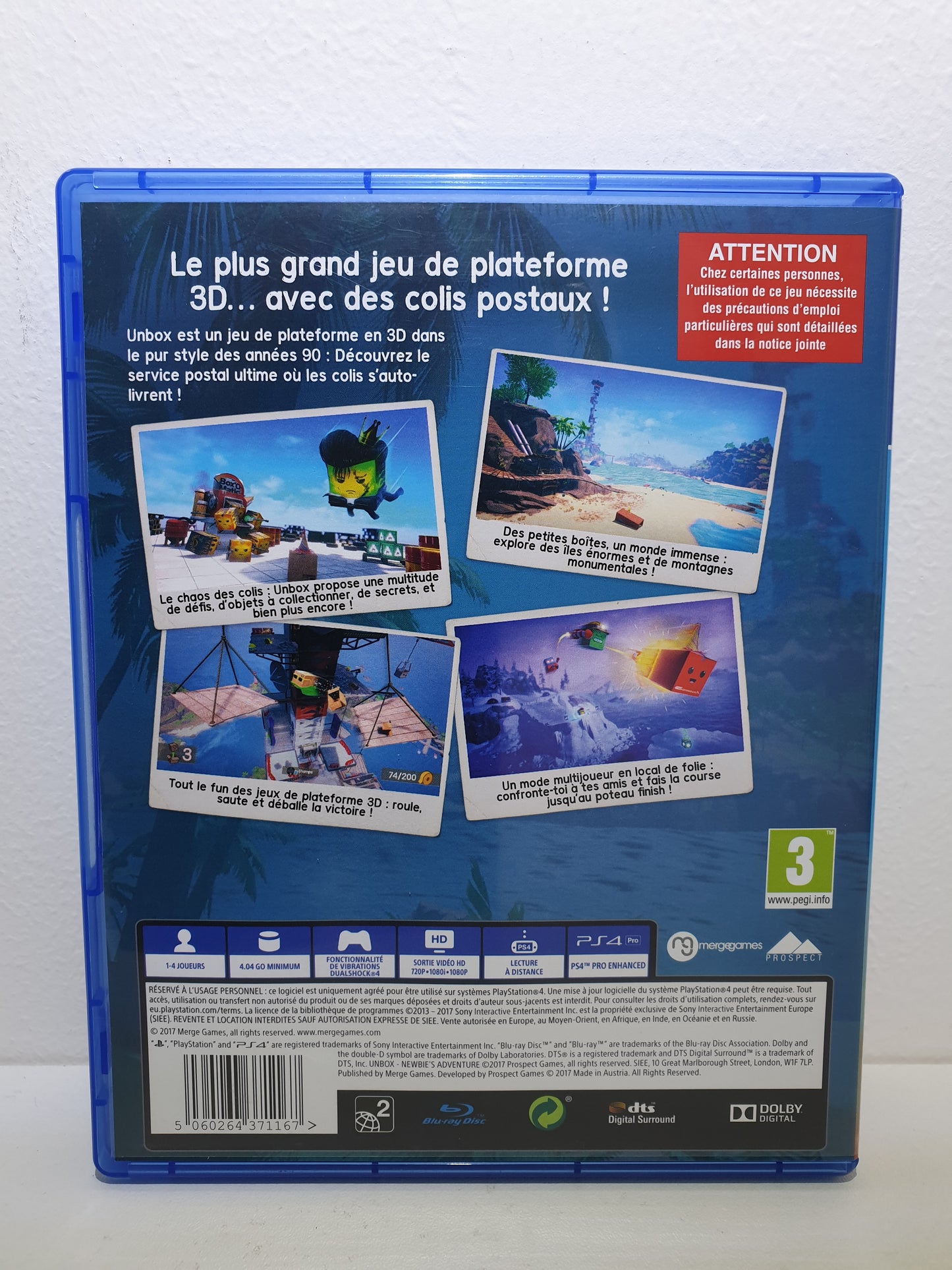 Unbox : Newbies's Adventure PS4 - Occasion très bon état