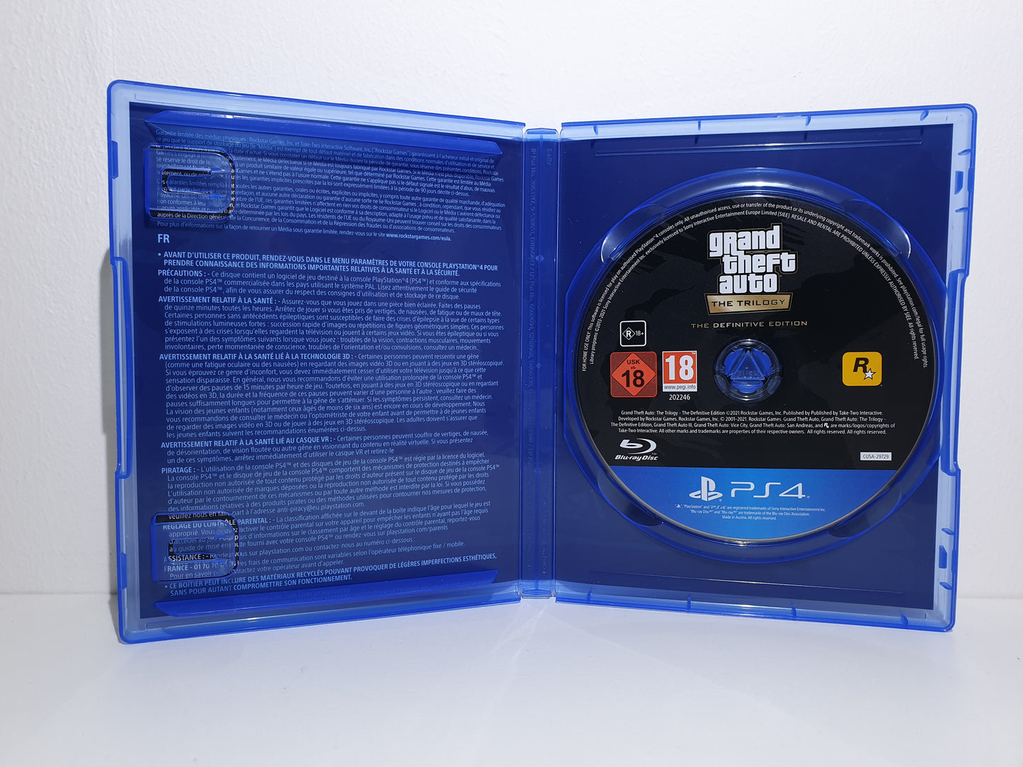 Grand Theft Auto : The Trilogy - The Definitive Edition PS4 - Occasion bon état