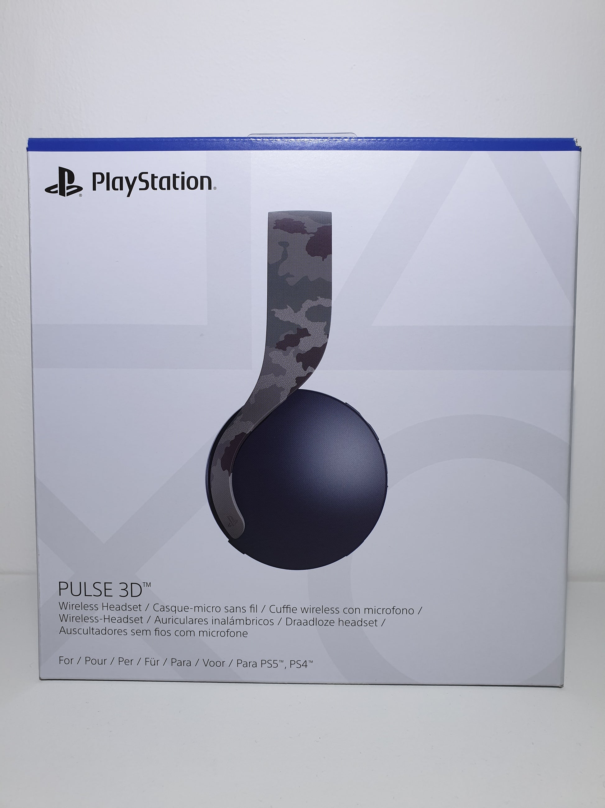 Casque audio micro sans fil PULSE 3D™ – Grey Camouflage - Pour PS5