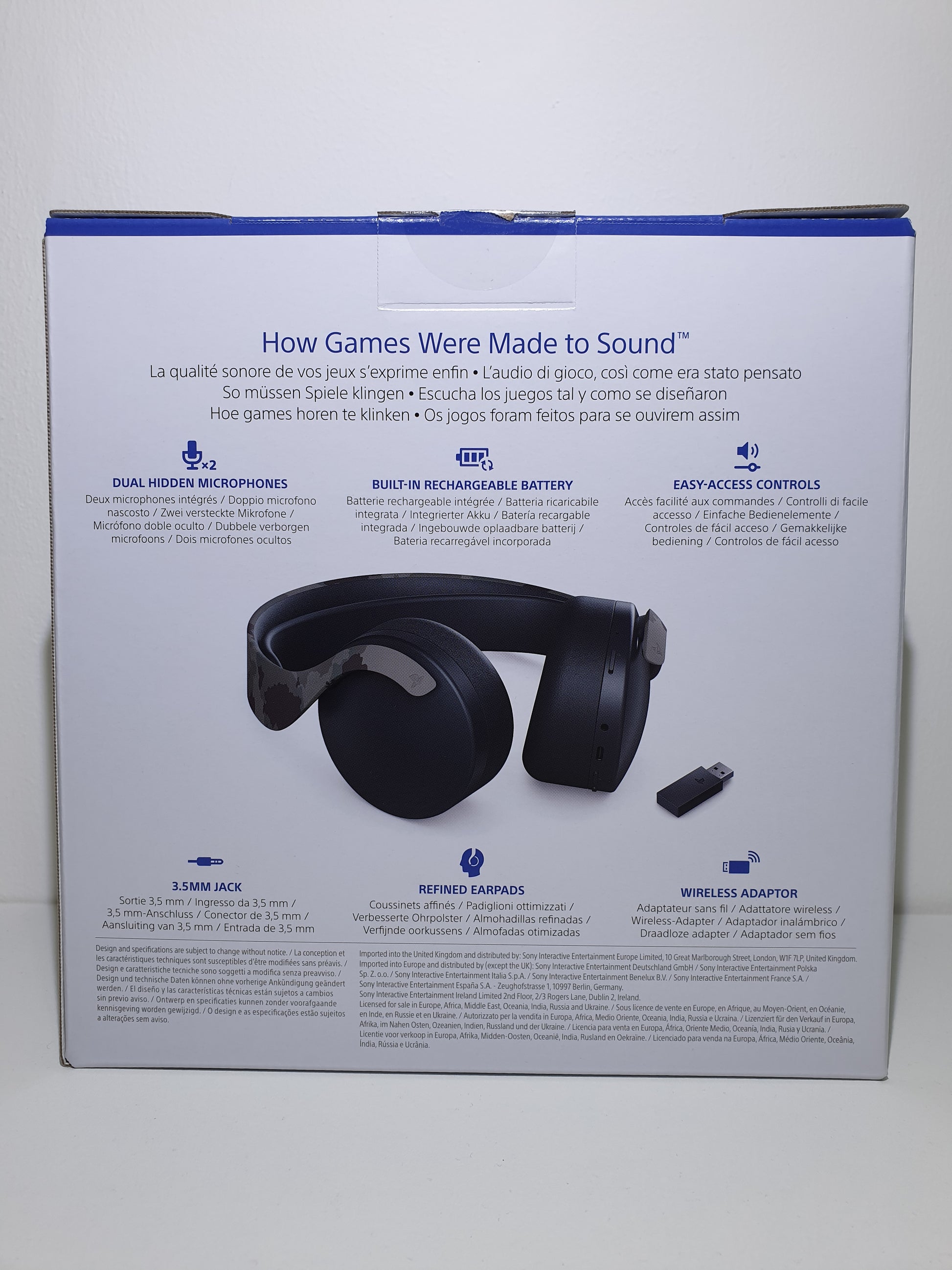 Casque audio micro sans fil PULSE 3D™ – Grey Camouflage - Pour PS5